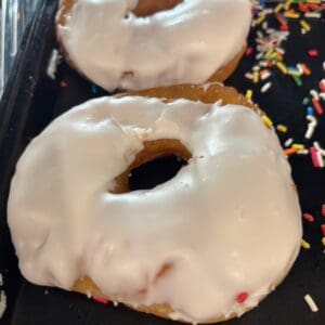 White iced ring