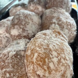 Powdered lemon filled